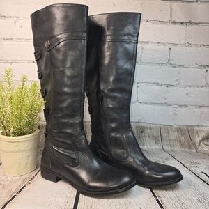ARTURO CHIANG TALL LEATHER RIDING BOOTS EQUESTRIAN-STYLE WOMENS SIZE 6.5